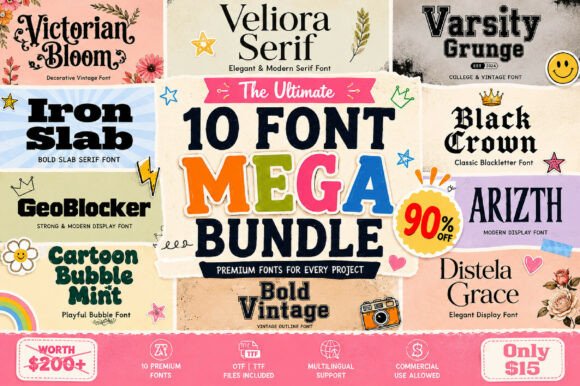 All-in-one Mega Bundle Font