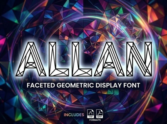 Allan: A Futuristic Display Font