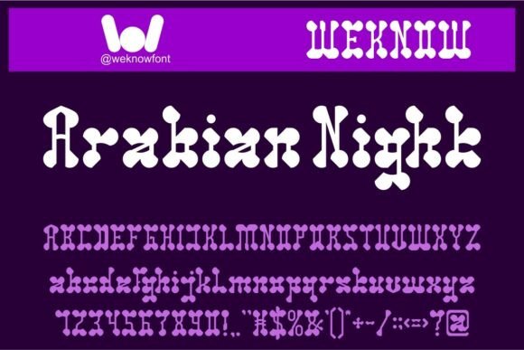 Arabian Night Font Review