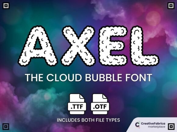 Axel: A Whimsical Display Font