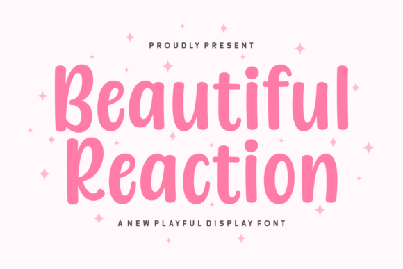 Beautiful Reaction Font