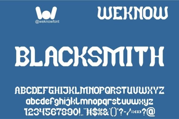 Blacksmith Font for Bold Branding