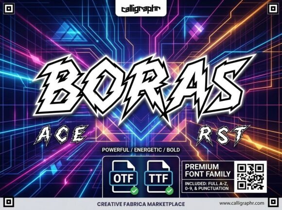 Boras Font for Web Design