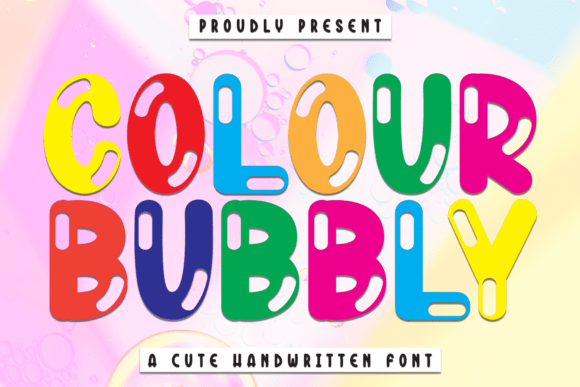 Colour Bubbly Font for Bold Campaigns