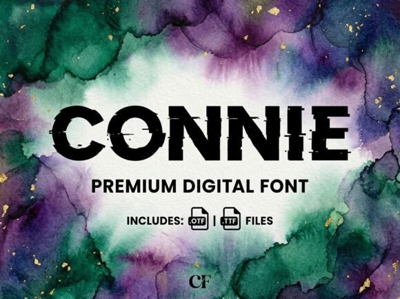 Connie: A Bold Display Font for Impactful Campaigns