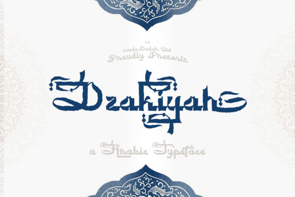 Dzakiyah Font for Creative Branding