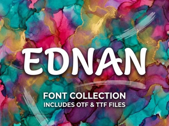 Ednan: A Bold Display Font for Web Design