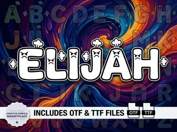 Elijah Font: A Fiery Display