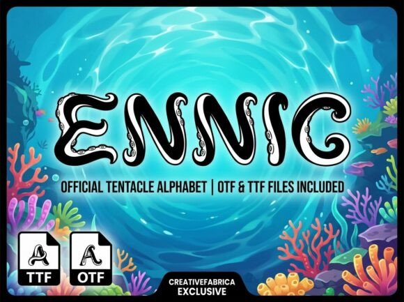 Ennic: A Bold Display Font