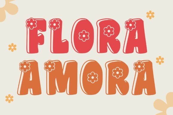 Flora Amora Font for Creative Design