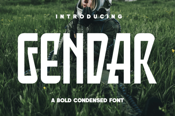 Gendar Font for Creative Projects
