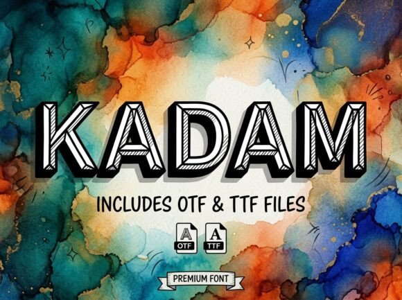 Kadam: A Bold Display Font