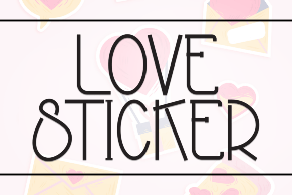 Love Sticker Font Review