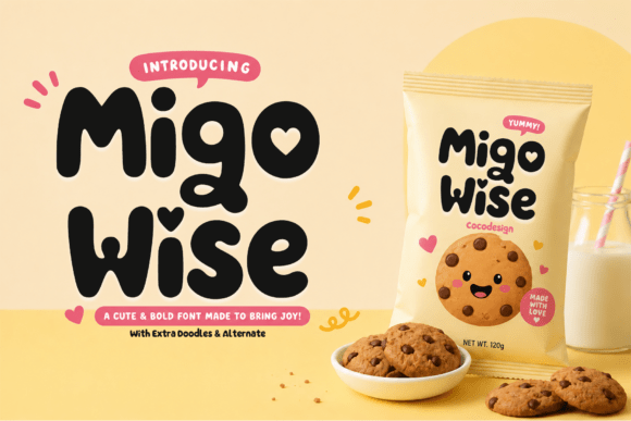 Migo Wise: A Joyful Display Font