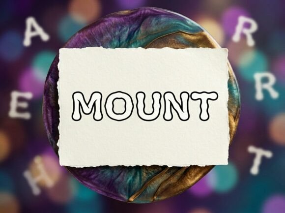 Mount Font for Editorial Design