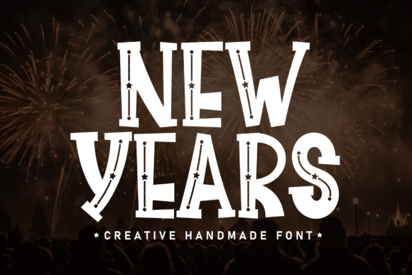 New Years Font for Bold Branding
