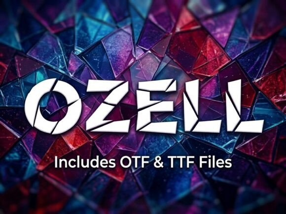 Ozell Font: Bold Display for Web Design