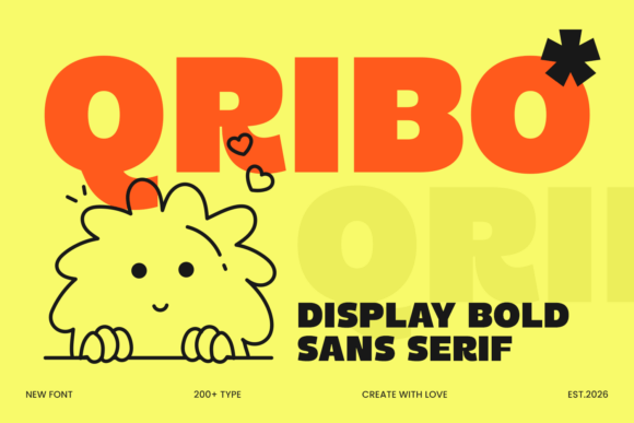 Qribo Font for Bold Branding