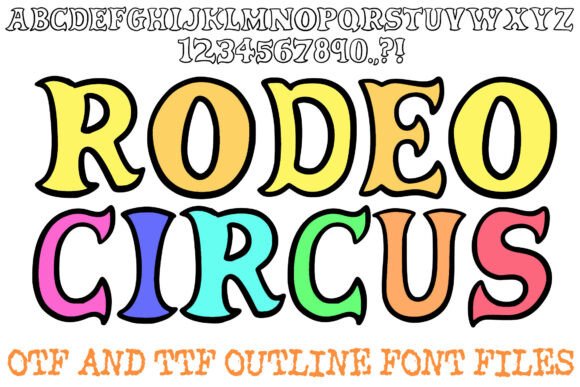 Rodeo Circus Font for Bold Branding