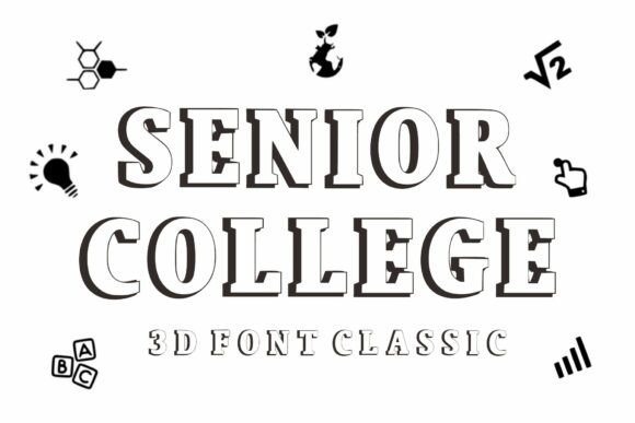 Senior College Font for Web Design