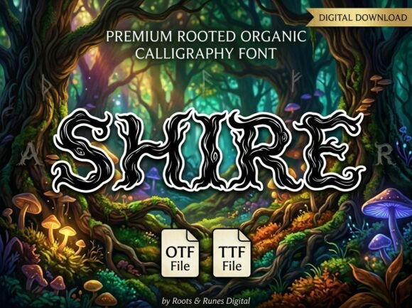 Shire Font: Bold Display for Digital Campaigns