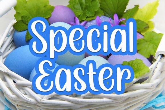 Special Easter Font for Bold Campaigns
