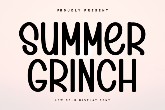 Summer Grinch Font for Creative Projects