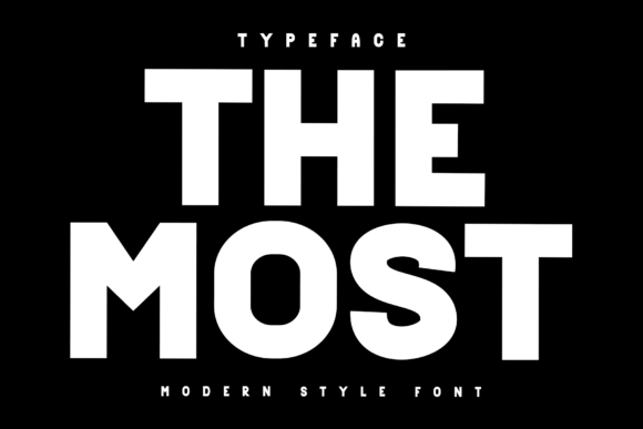 The Most: A Display Font for Editorial Elegance